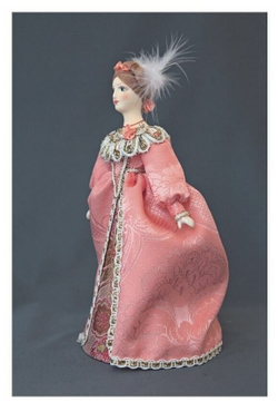 Кукла коллекционная Дама в придворном платье.