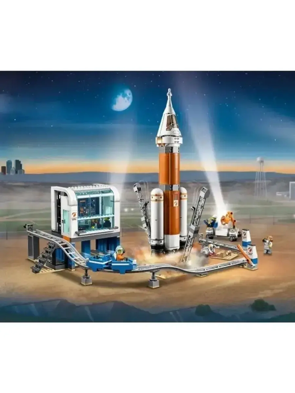 Конструктор Ракета для запуска в далекий космос 873 детали