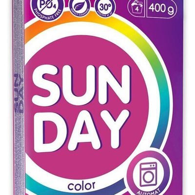 Стиральный порошок автомат Сонца Sunday для стирки для цветного 400г