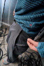 Брюки Nothomme Blue Monte Casual Fleece-Lined Pants "Round Mirror Blue"