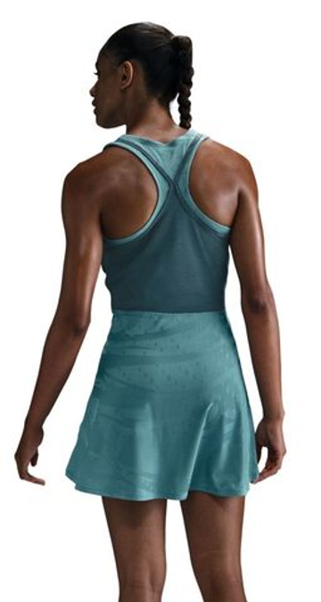 Теннисное платье Nike Court Dri-Fit Slam Dress - бирюзовый/выцветшая ель/высокое напряжение
