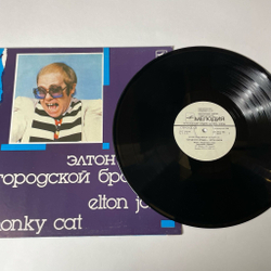 Винтажная виниловая пластинка LP Elton John Элтон Джон, Honky Cat Городской Бродяга (СССР 1988) Архив Популярной Музыки 7