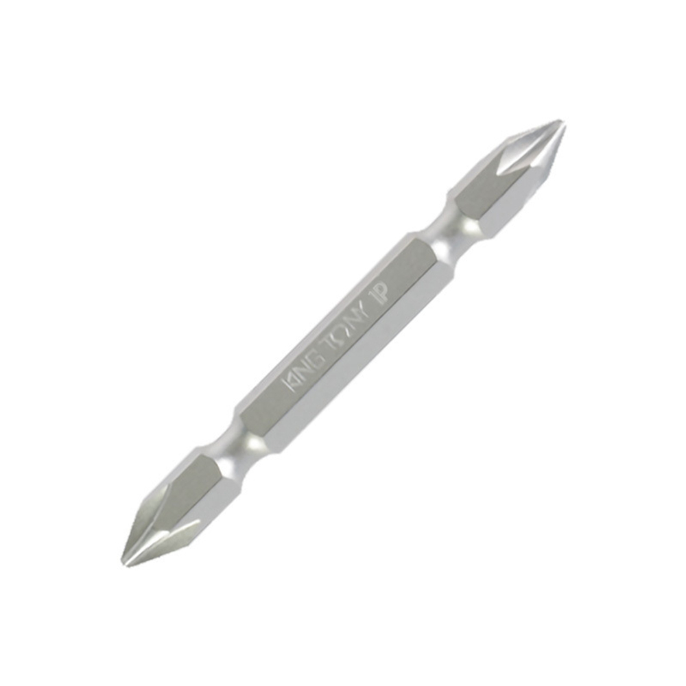 KING TONY (134501P) Вставка (бита) двусторонняя 1/4", L = 45 мм, Phillips, PH1