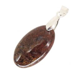 Кулон "Овал" питерсит асс