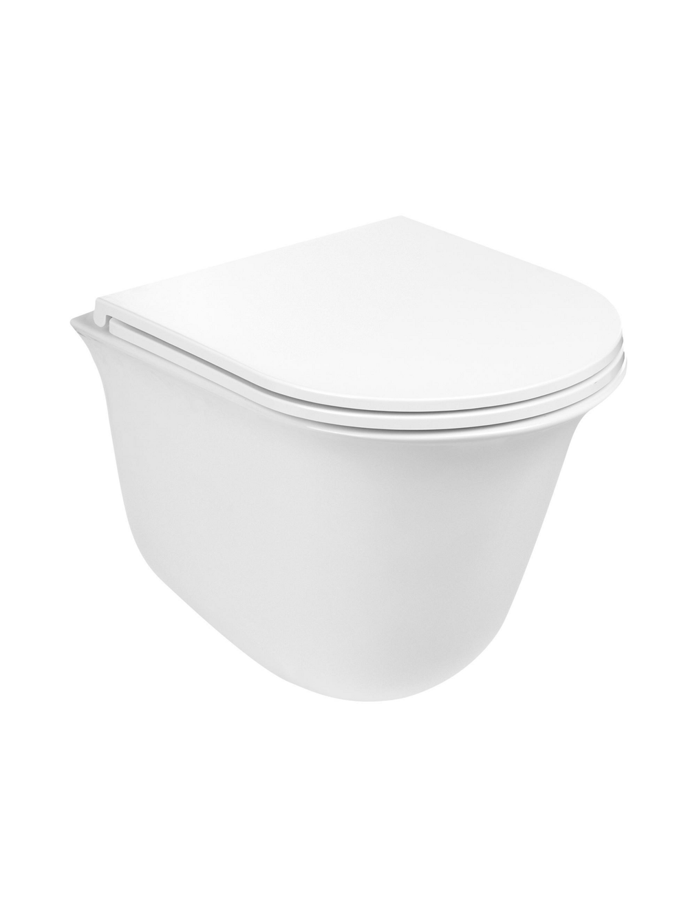 Унитаз подвесной белый глянец WeltWasser WW TELBACH 004 GL-WT  10000003668 белый глянец