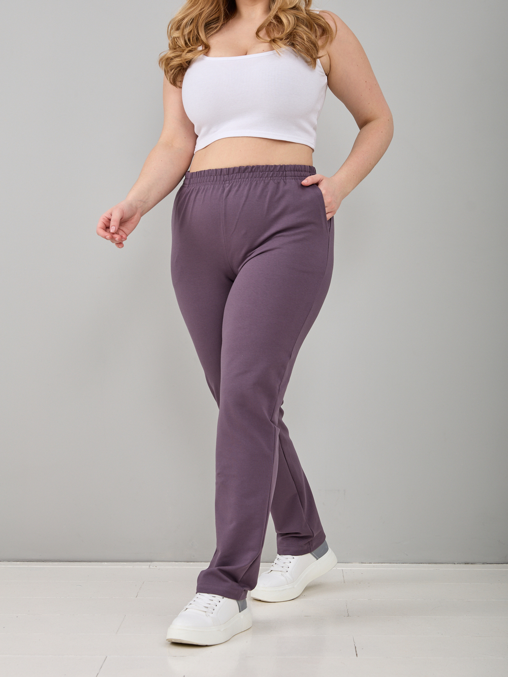 Брюки Б-028/баклажанбордо