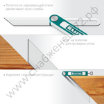 KRAFTOOL Super-BEVEL, 200 мм, профессиональная малка-угломер (34372)