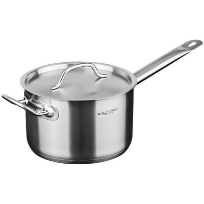 Сотейник 3,7л мет крышка 20*12,5см ТРС с двумя ручками ОБЩЕПИТ КАТУНЬ