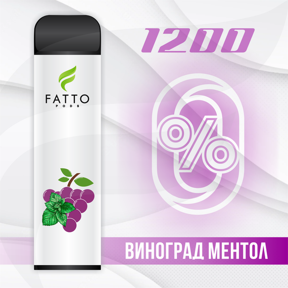 FATTO PODS ZERO - Grape Menthol (0% nic)