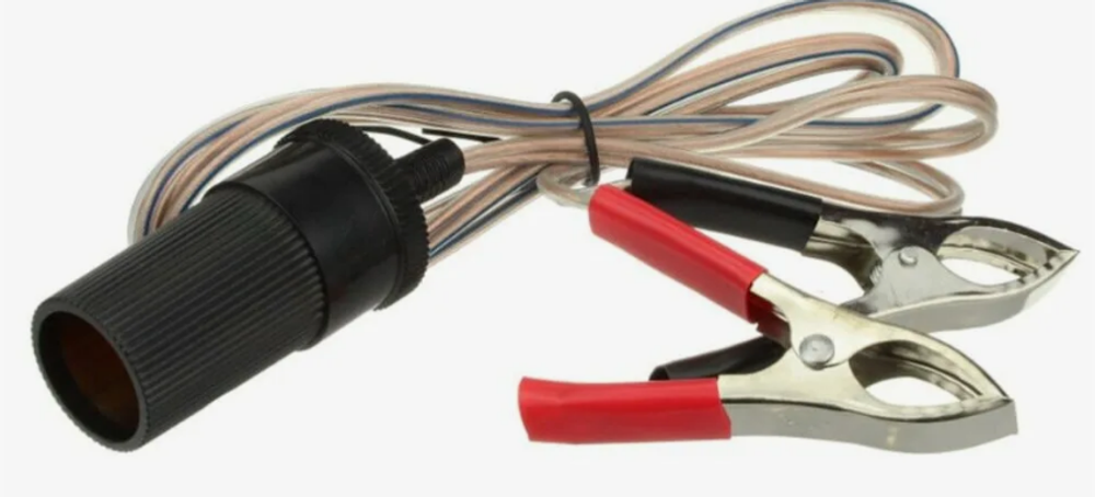 Переходник на компресор с крокодилами 3 м  160216