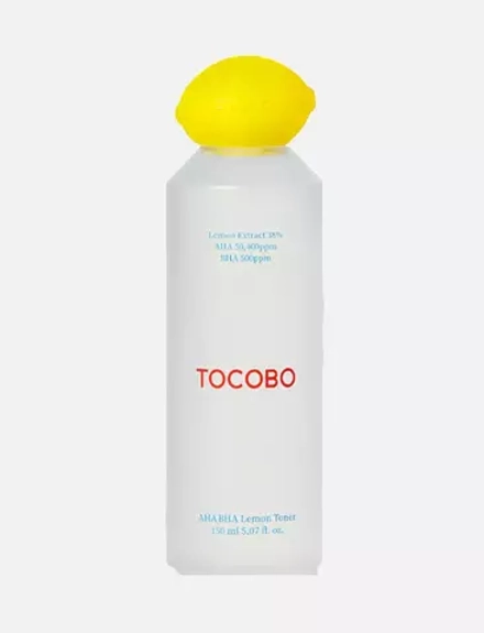 Tocobo Тонер-эксфолиант кислотный с экстрактом лимона - AHA BHA lemon toner, 150мл