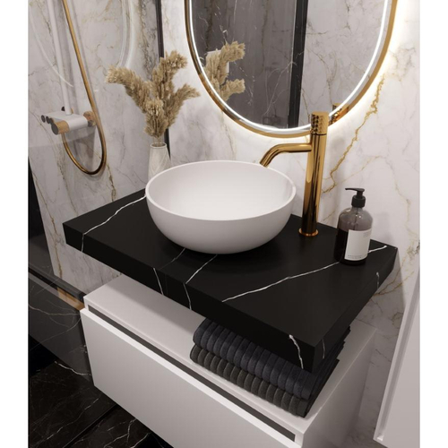 Столешница под раковину Boheme Armadi Art Flat 80 869-080-NM, NERO MARQUINA