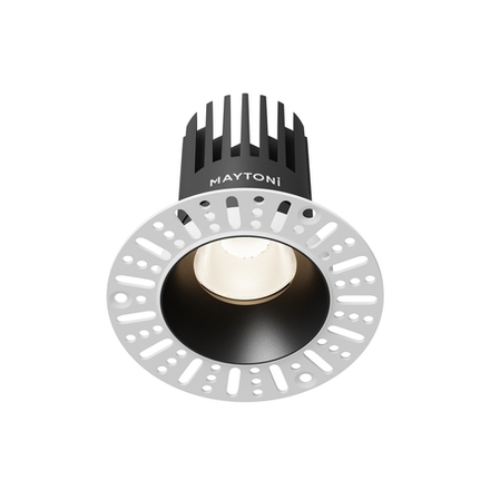 Светильник встраиваемый светодиодный Maytoni Dip DL121-15W-4K-TRS-B