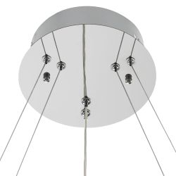 Citilux Чезаре CL338261 LED Люстра хрустальная с пультом Хром