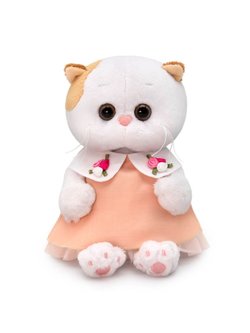 Мягкая игрушка Ли-Ли Baby в персиковом платье 20см