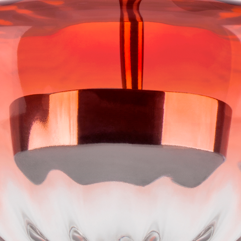 804402 Люстра ASTRA LED 12W 580LM ХРОМ/КРАСНЫЙ 3000K