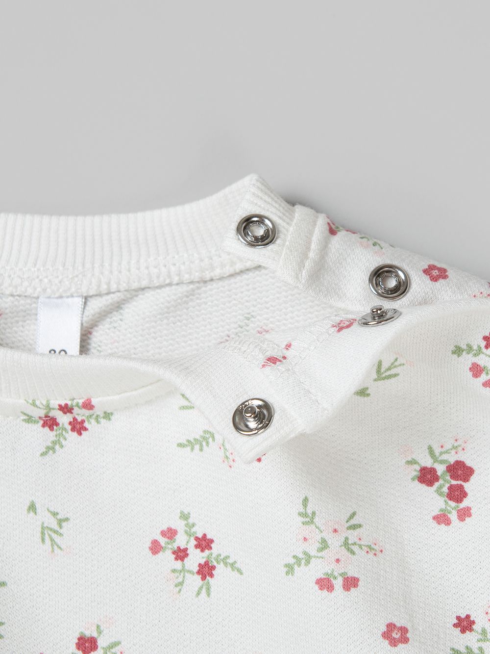 Платье с хлопковой юбкой "Цветы" 0+