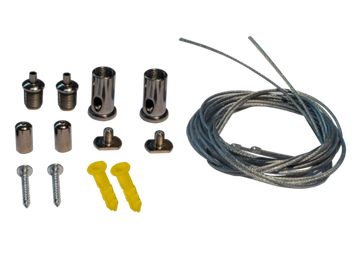 Подвесной комплект для магнитного шинопровода (2 шт.) CLT 0.206 01 чёрный UX5 Crystal Lux