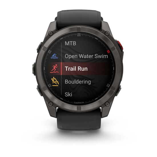 Умные часы Garmin Fenix 8 PRO, 47 мм, AMOLED, Sapphire, Titanium with Graphite/Black Silicone Band