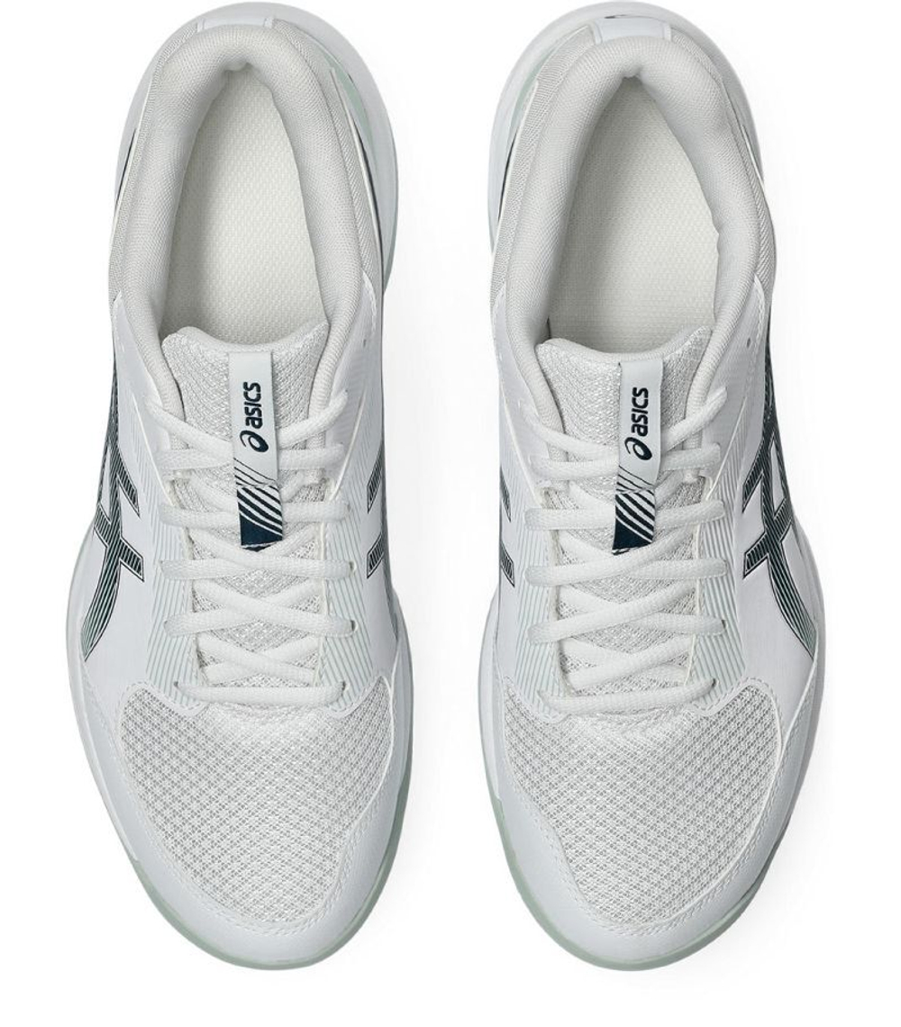Мужские кроссовки для бадминтона/сквоша Asics Gel-Task 4 - white/tranquil teal