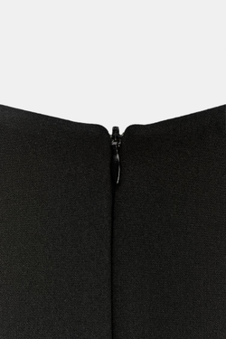 ZARA КОРОТКИЙ КОМБИНЕЗОН С ДЕКОРАТИВНЫМИ ПУГОВИЦАМИ, ЧЕРНЫЙ