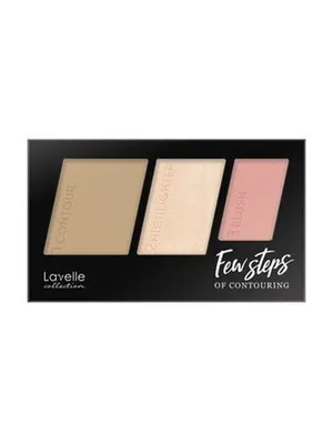 Палетка для контуринга rose beige Few steps Lavelle 03