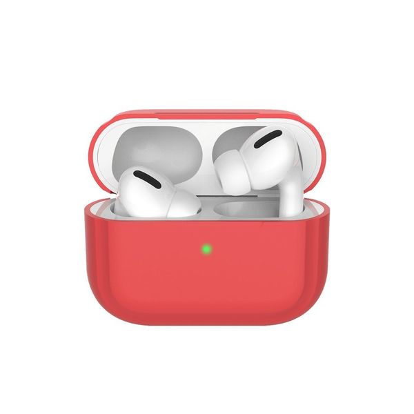 Чехол силиконовый Deppa для AirPods Pro (D-47036) 1.3мм Темно-красный