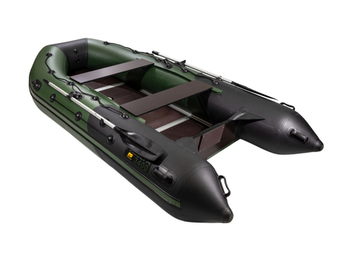 Ривьера Максима 3400 СК комби зеленый-черный (лодка ПВХ)