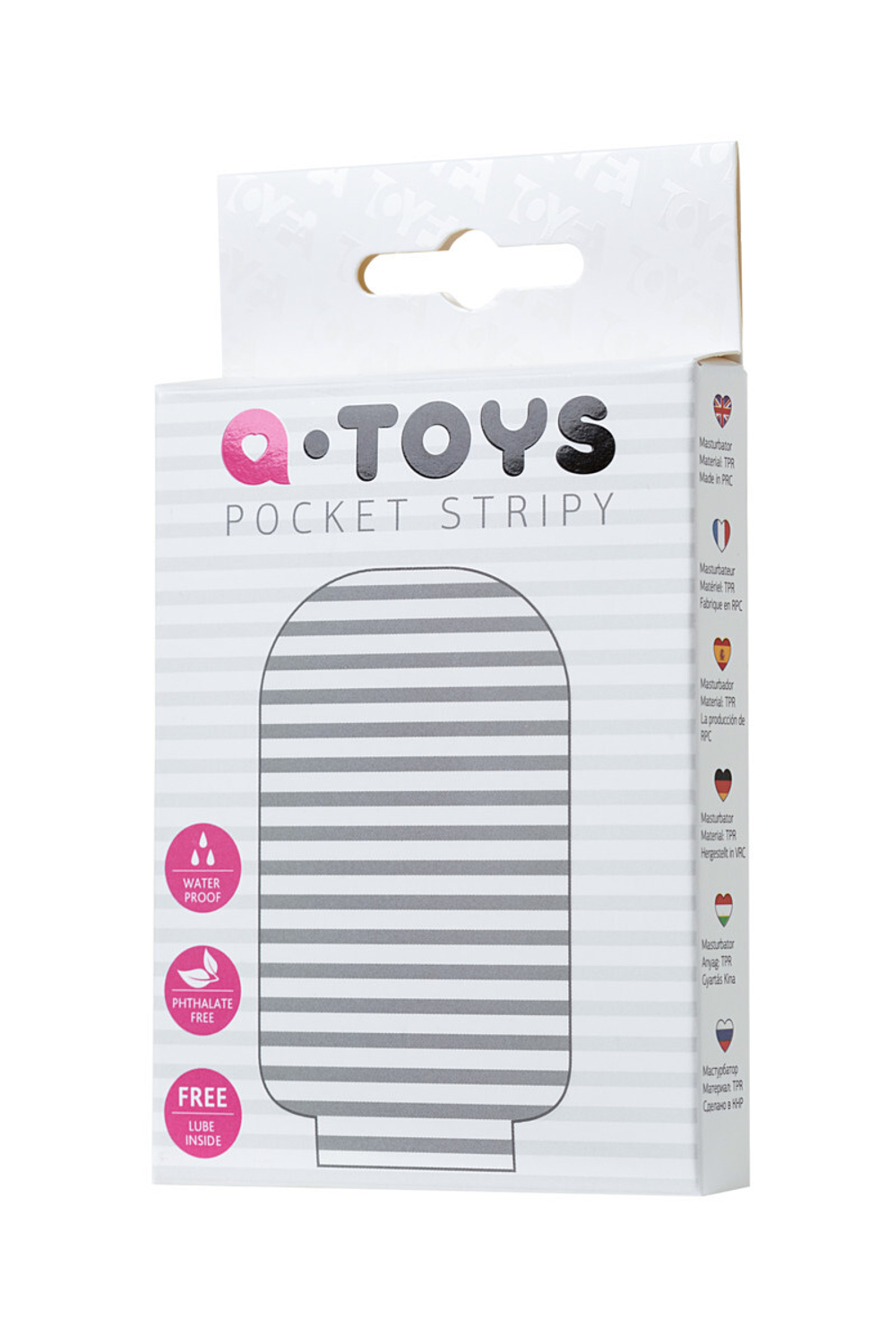 Мастурбатор Pocket Stripy, 7,8 см