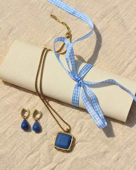 Колье Coeur de Lion Blue-Gold 1200/10-0716