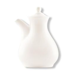 Соусник 100 мл бутылочка для соевого соуса белый фарфор P.L. Proff Cuisine [6]