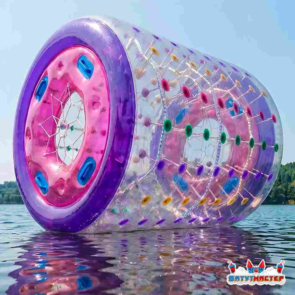 Водный роллер «Огни ночи», двухместный, ПВХ, 2,2×2×2 м