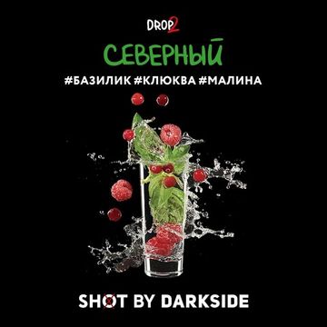 Табак для кальяна DARKSIDE SHOT 30г Северный (Базилик Клюква Малина)