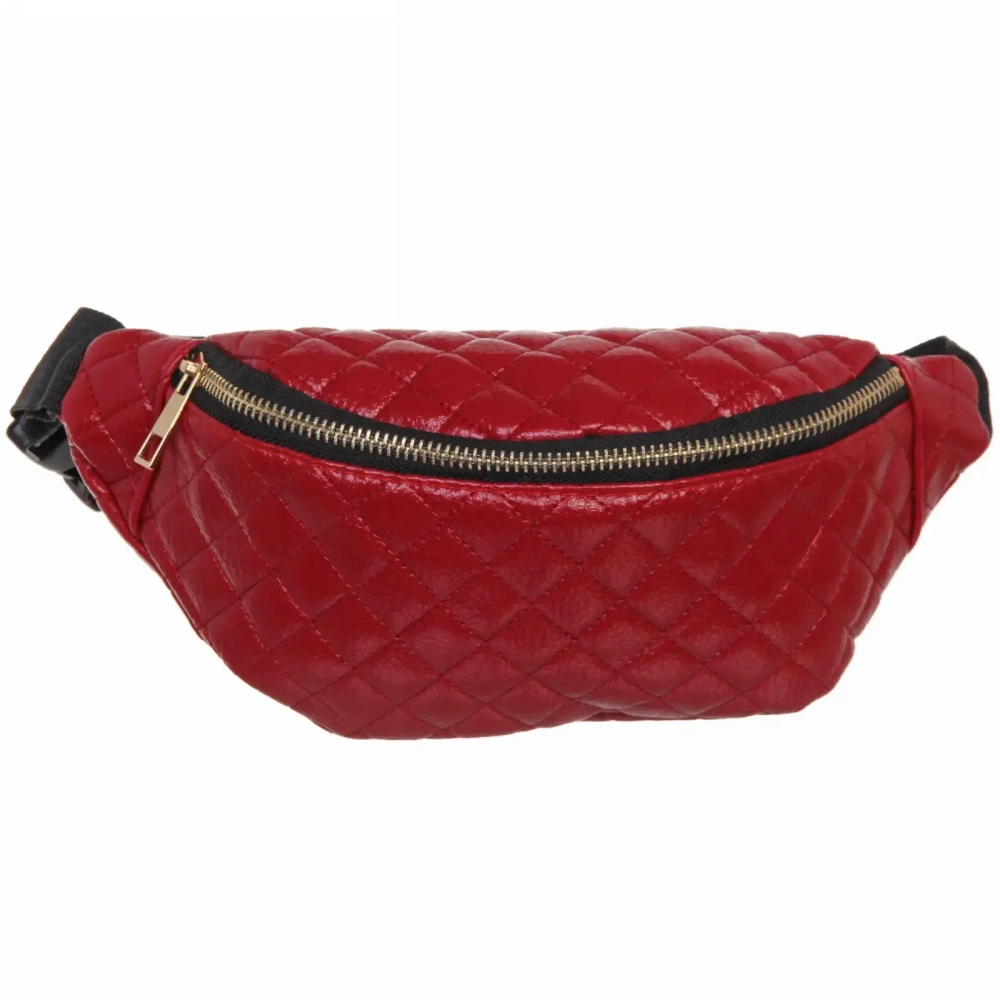 Сумка на пояс из искусственной кожи «Elements - Street», цвет бордовый, 29*13см