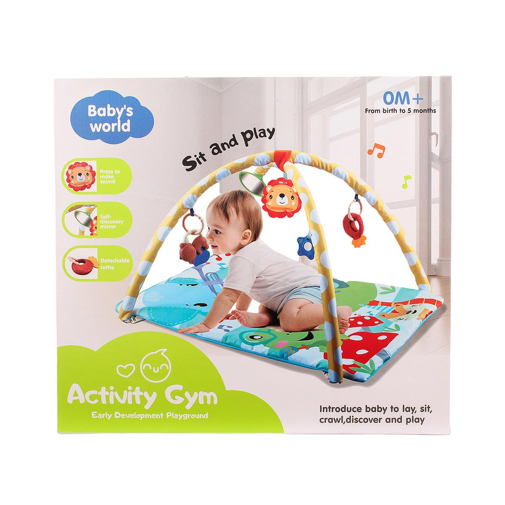 Коврик развивающий для машышей, коробка 918-083