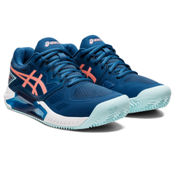 Женские Кроссовки теннисные Asics Gel-Challenger 13 Clay - light indigo/guava