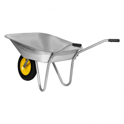 Тачка садовая, грузоподъемность 90 кг, оцинк. рама, объем 65 л// Сибртех