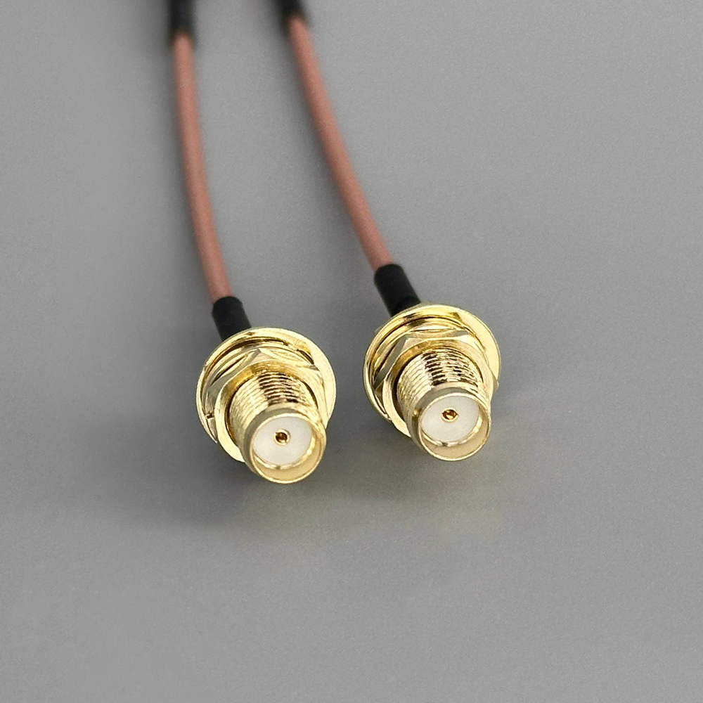 Переходники с углового MMCX на SMA длина 110 мм (2 Штуки)