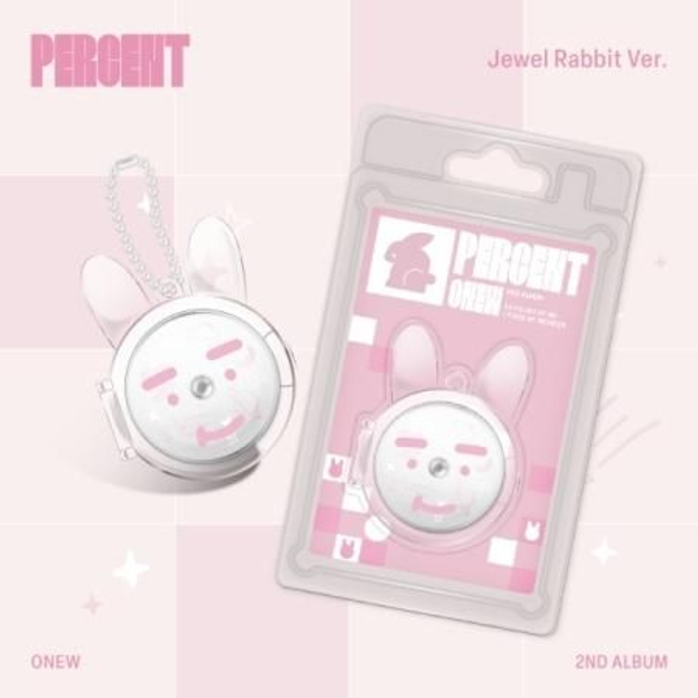 Альбом ONEW - PERCENT 2nd Album JEWEL RABBIT Version