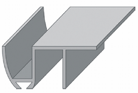 Направляющая 1 м N 2 НИЖНЯЯ для развижных дверей