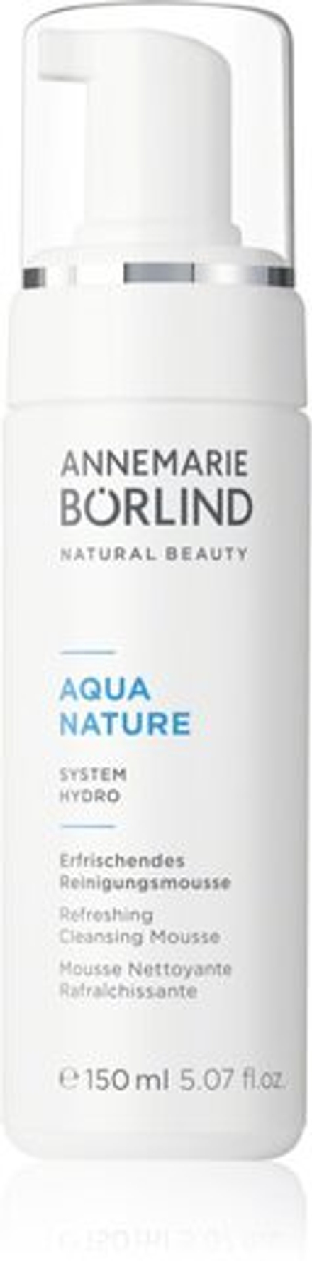 ANNEMARIE BÖRLIND AQUANATURE - освежающая очищающая пена /   150  ml  / GTIN 4011061214868