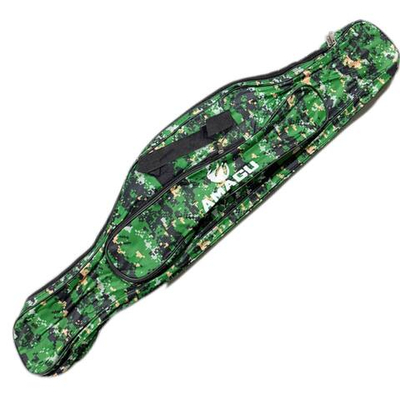 Чехол для удочек мягкий 100см 2 отсека пиксель зеленый