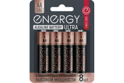 Батарейка алкалиновая Energy Ultra LR6/8B (АА) 104980-SK