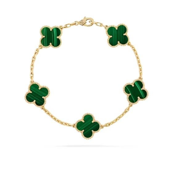 Винтажный браслет Van Cleef &amp; Arpels Alhambra, 5 мотивов