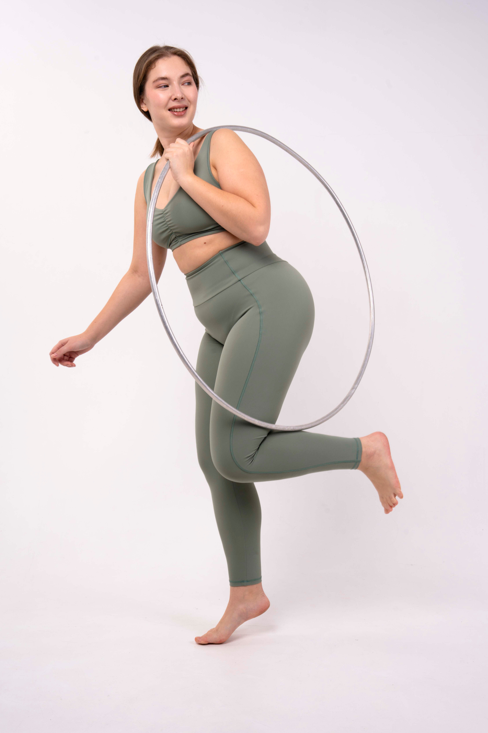 Спортивные леггинсы из бифлекса