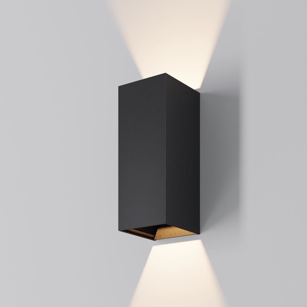 Уличный настенный светодиодный светильник Maytoni Drape O525WL-L10B3K