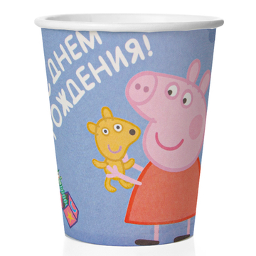 Стаканы "Свинка Пеппа" 6 шт 250 мл