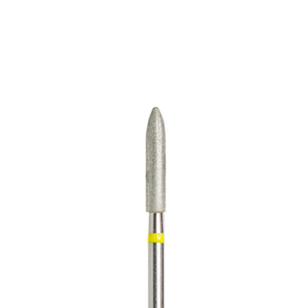 Фреза алмазная Пуля, 31 мм, желтая