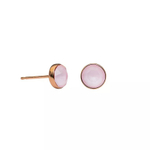 Серьги-пусеты Fiore Luna Crystal Powder Rose SWE298 PR RG