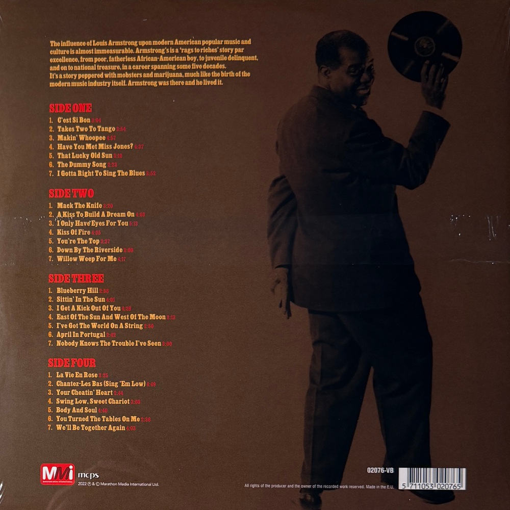 Виниловая пластинка Louis Armstrong ‎– Singin' Satchmo 2LP